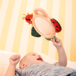 Lilliputiens Aktywizujące wielofunkcyjne lusterko sensoryczne z uchwytami Lew Jack