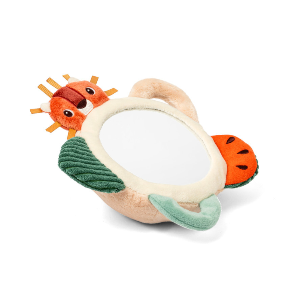 Lilliputiens Aktywizujące wielofunkcyjne lusterko sensoryczne z uchwytami Lew Jack