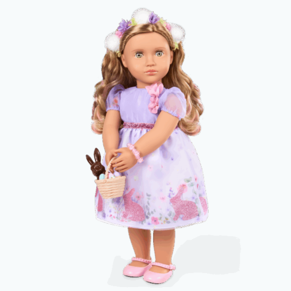 Our Generation Lalka Blossom edycja specjalna blondynka w wiosennej stylizacji