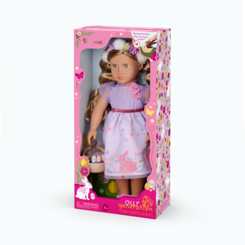 Our Generation Lalka Blossom edycja specjalna blondynka w wiosennej stylizacji