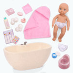 Our Generation Lalka niemowlę z wanną, nocnikiem i akcesoriami
