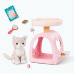 Our Generation kotek z domkiem drapakiem i akcesoriami dla pupila