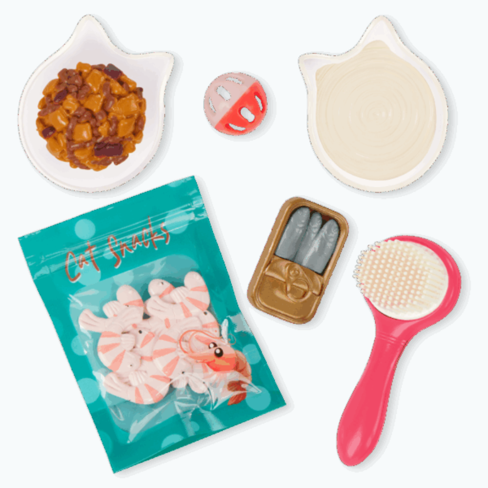 Our Generation kotek z domkiem drapakiem i akcesoriami dla pupila