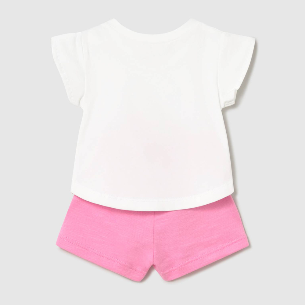 Mayoral Komplet dla niemowlaka 4-częściowy Bubblegum