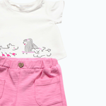 Mayoral Komplet dla niemowlaka 4-częściowy Bubblegum