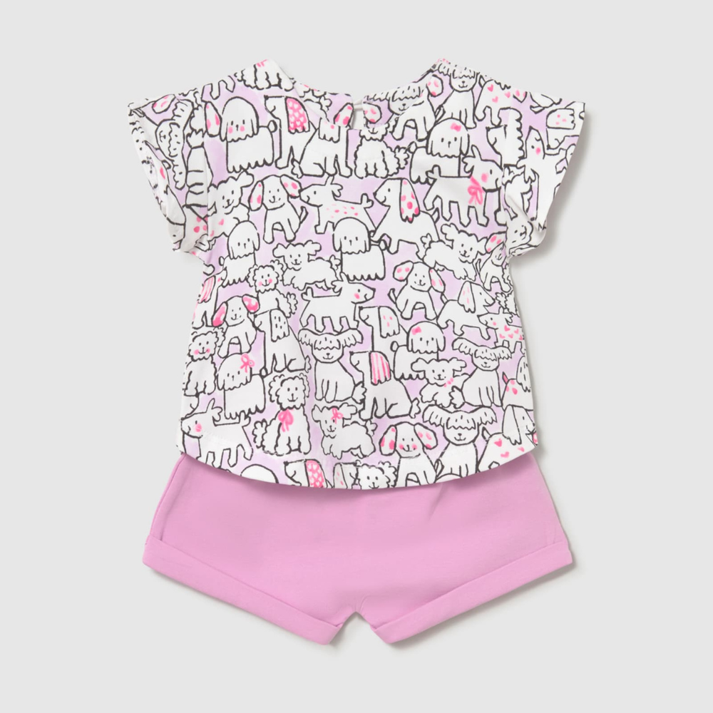 Mayoral Komplet dla niemowlaka 4-częściowy Bubblegum