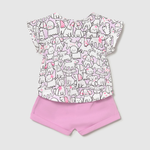 Mayoral Komplet dla niemowlaka 4-częściowy Bubblegum