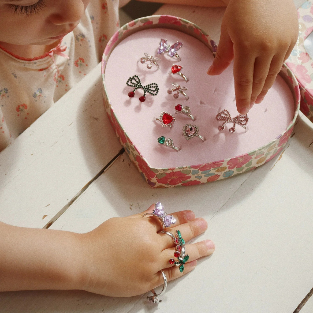 Konges Slojd Zestaw pierścionków Dreamy ring set 14 el.