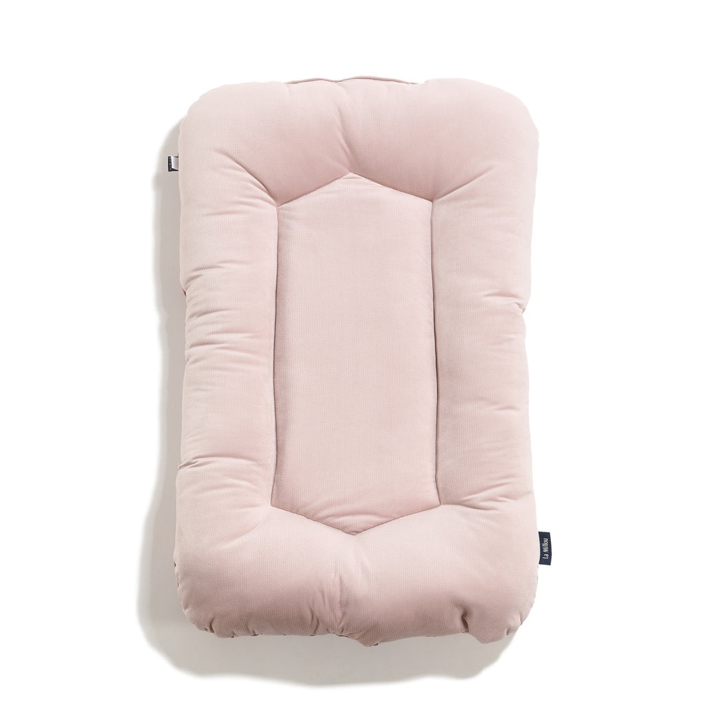La Millou Kokon niemowlęcy Bawełniany Velvet STRIPES PINK 50X86CM M