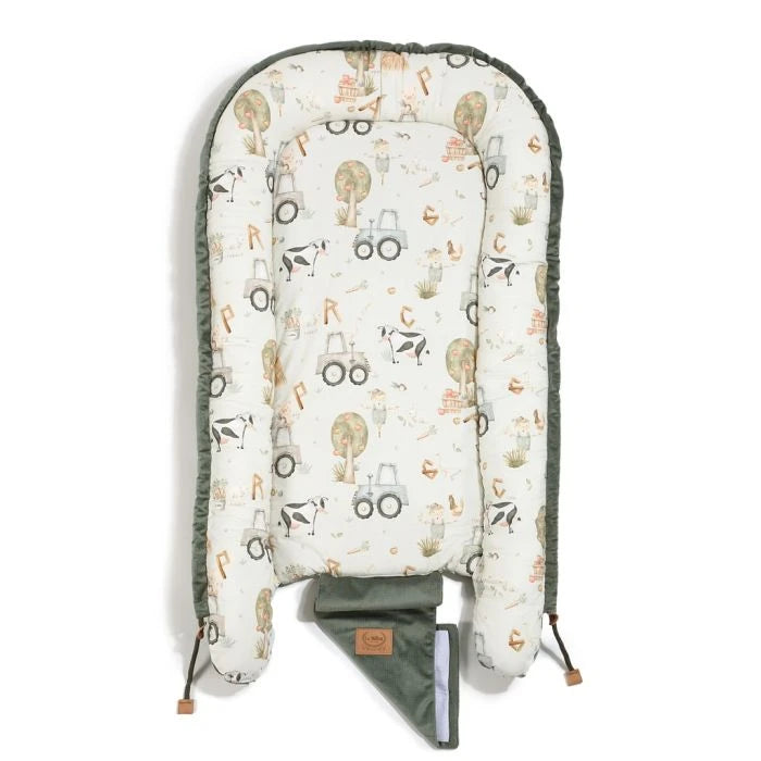 La Millou Kokon niemowlęcy Best Nest Velvet ABC Farm S