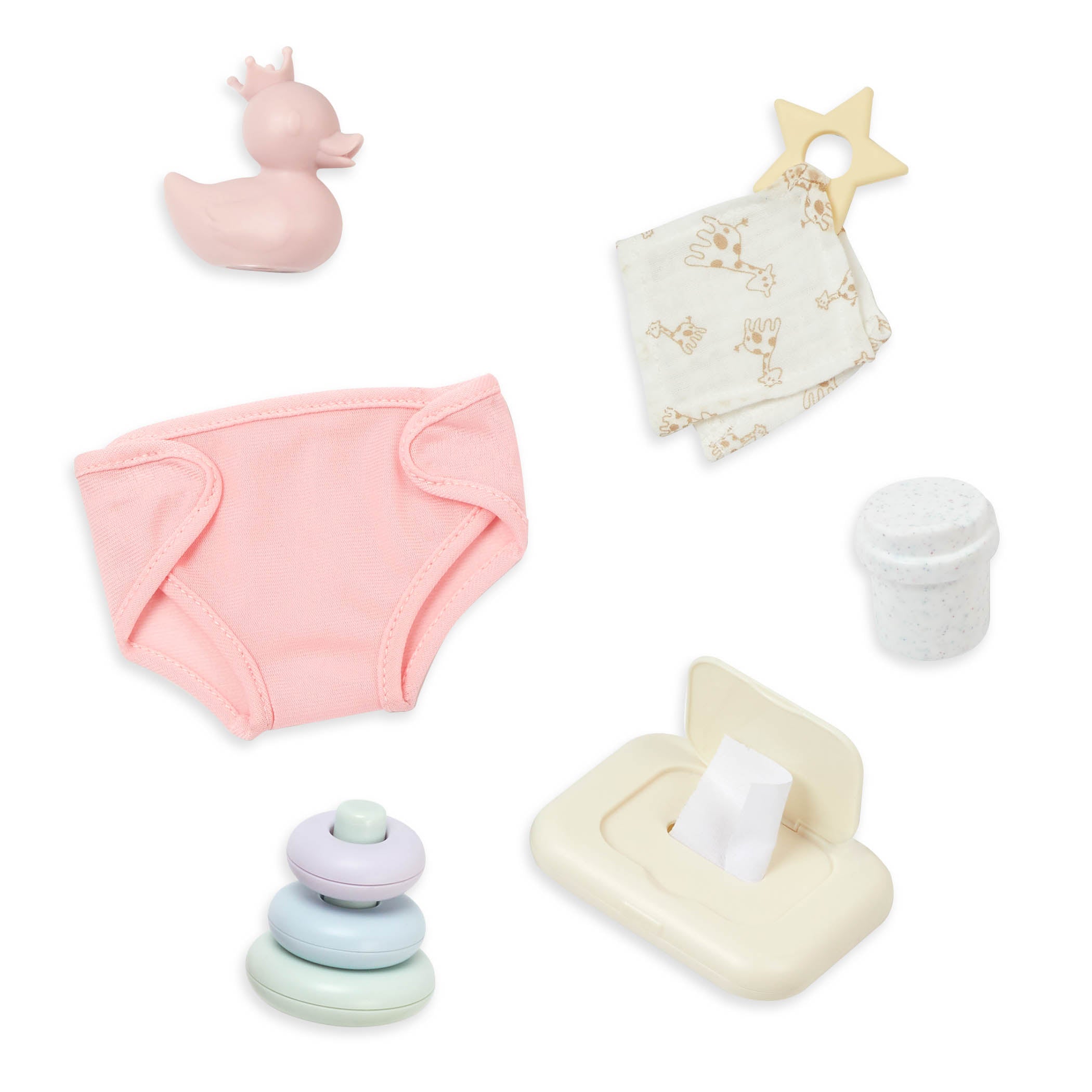 LullaBaby Akcesoria dla lalek zestaw do przewijania