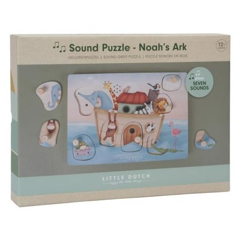 Little Dutch Puzzle dla dzieci dźwiękowe Arka Noego FSC