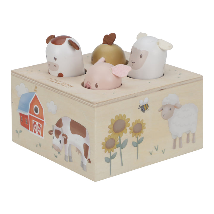 Little Dutch Drewniana zabawka pop-up Little Farm