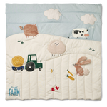 Liewood mata edukacyjna dla niemowląt Bernet Farmlife Activity Blanket Farmlife / Sandy