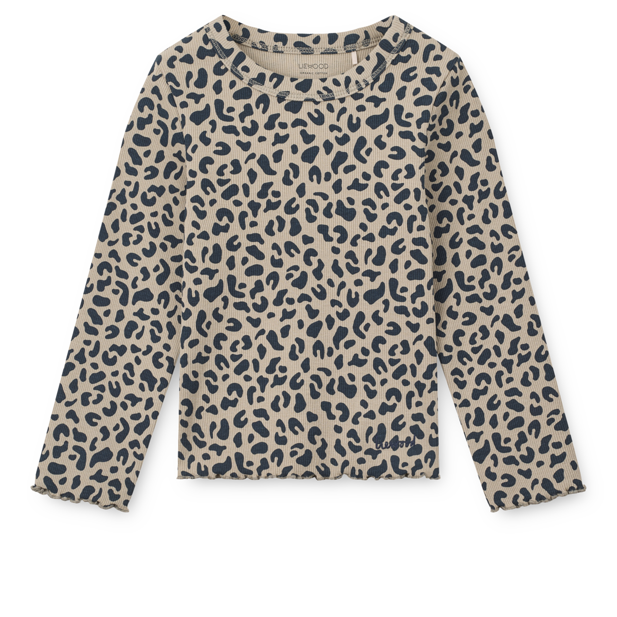Liewood Bluzka dla dziewczynki Nieve Printed Leo / Mist