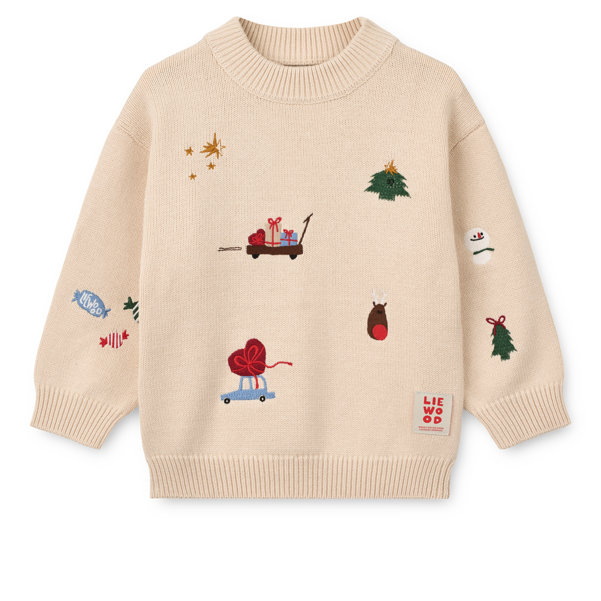 Liewood Sweter dziecięcy Orlane Festive / Sandy / Embroidery
