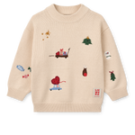 Liewood Sweter dziecięcy Orlane Festive / Sandy / Embroidery