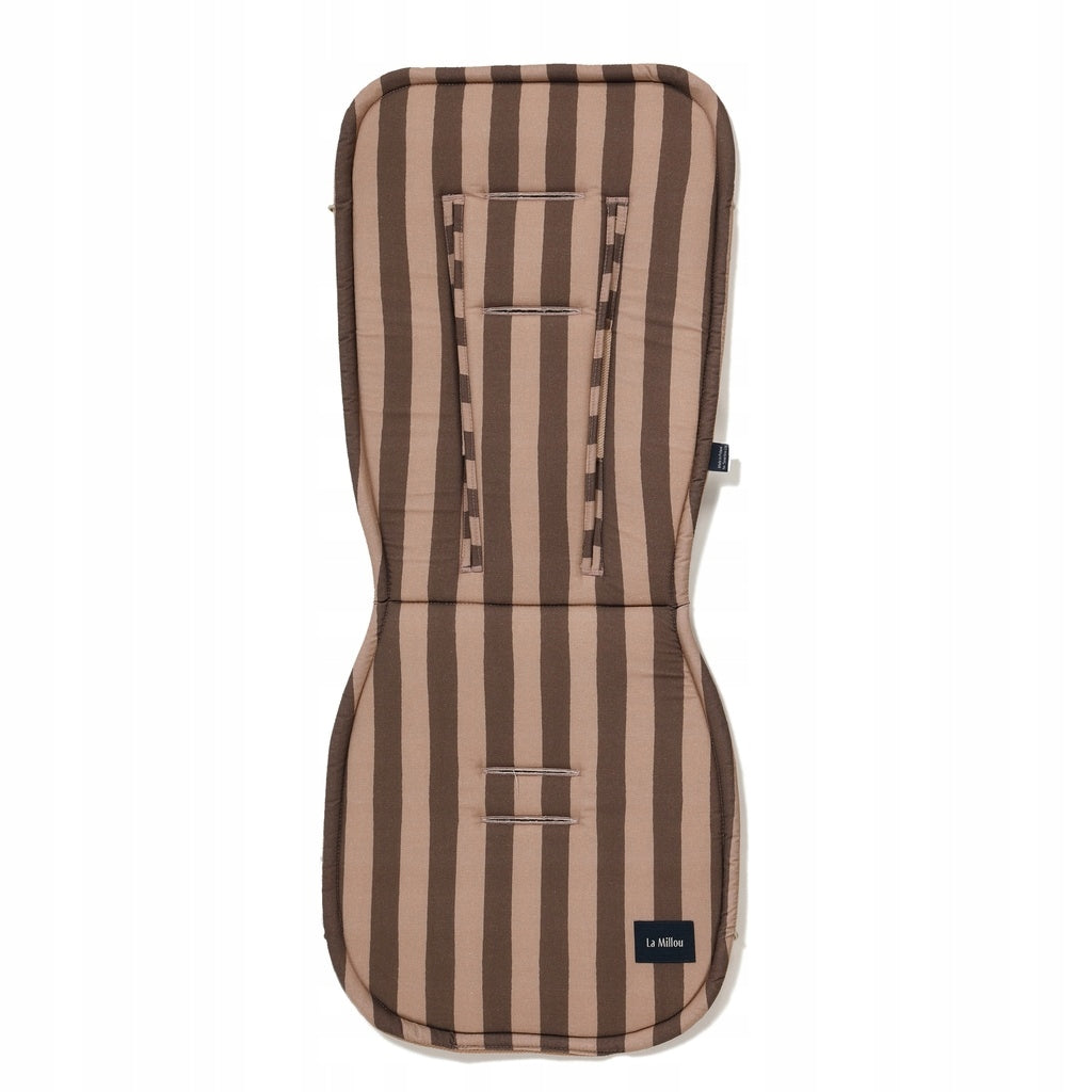 La Millou Wkładka do wózka spacerowego Velvet Multi Stripes Brown