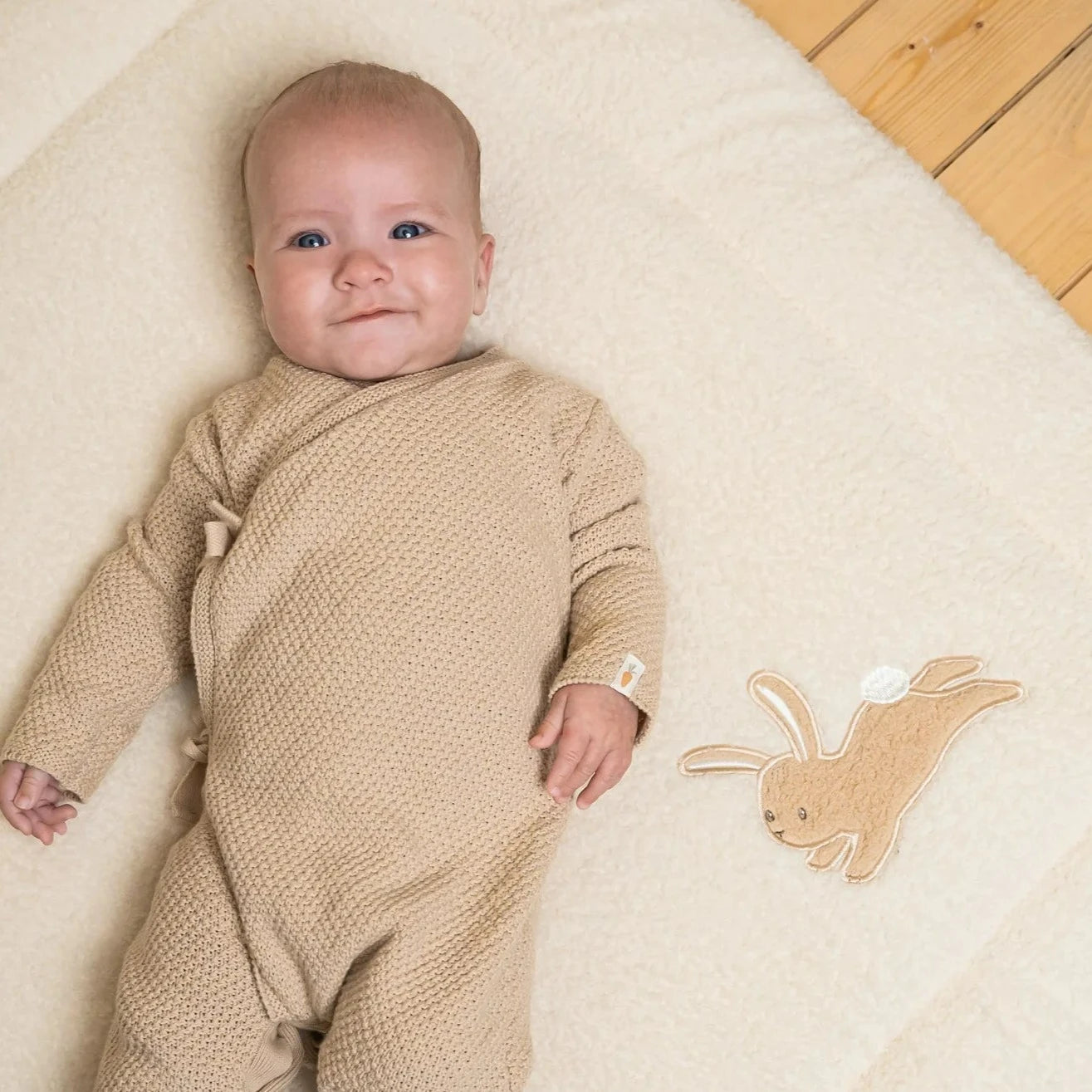 Little Dutch Mata dla niemowląt aktywizująca dwustronna Baby bunny