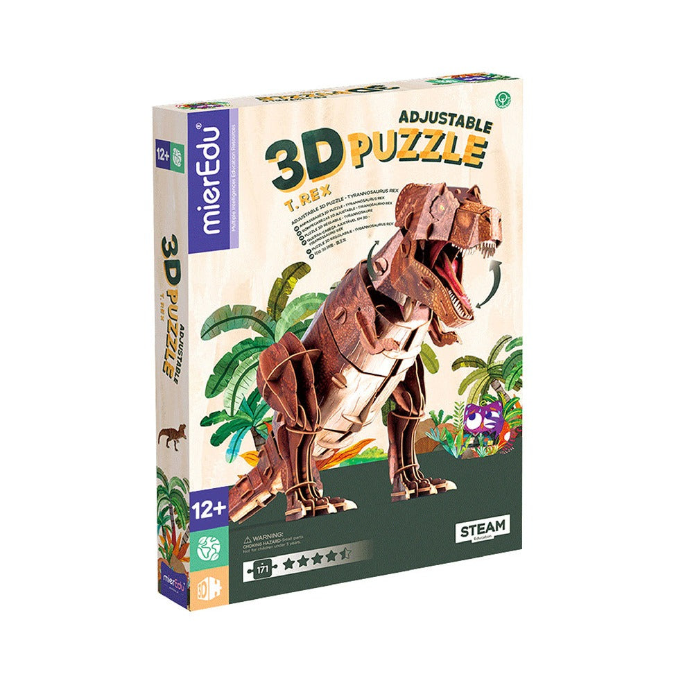 mierEdu Puzzle 3D dla dzieci Tyrannosaurus rex