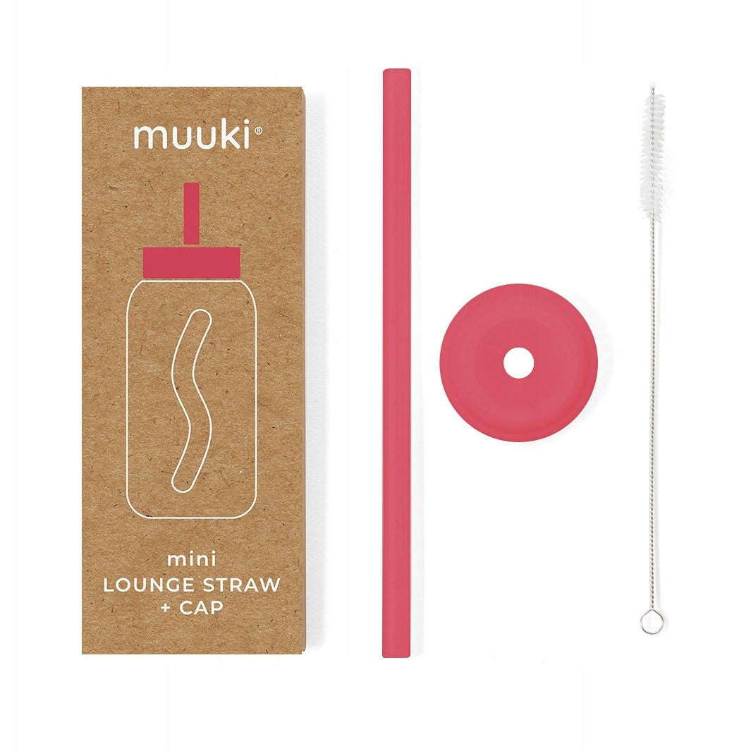 MUUKI Mini Lounge Straw + Cap Słomka i nakładka Watermelon