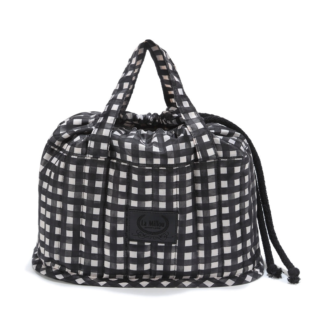 La Millou Organizer na pieluchy Ortalion BLACK VICHY
