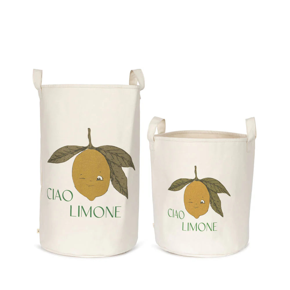 Konges slojd Pojemniki na zabawki Ciao Limone