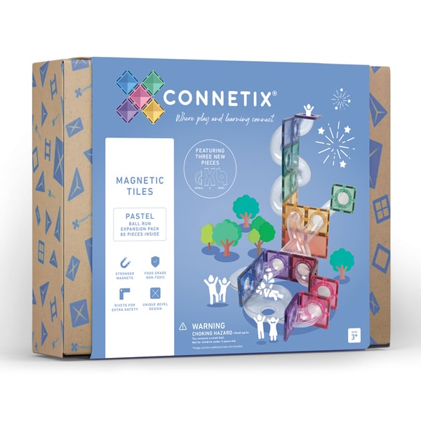 Connetix Klocki magnetyczne dla dzieci Kulodrom 80el.