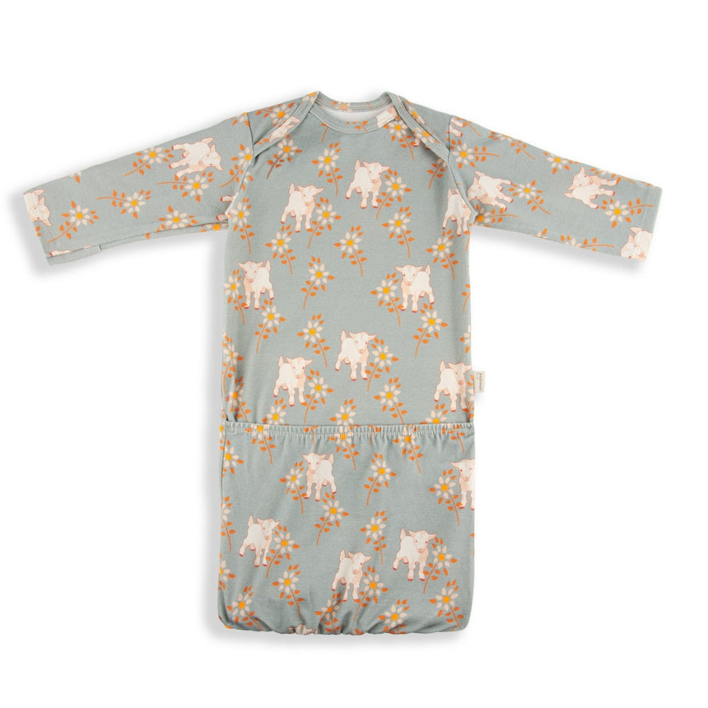 Sleepee Kangurek body niemowlęce Vintage Animals Sky Blue