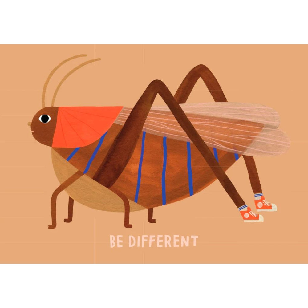 Petit Monkey Kartka okolicznościowa Grasshopper Be different