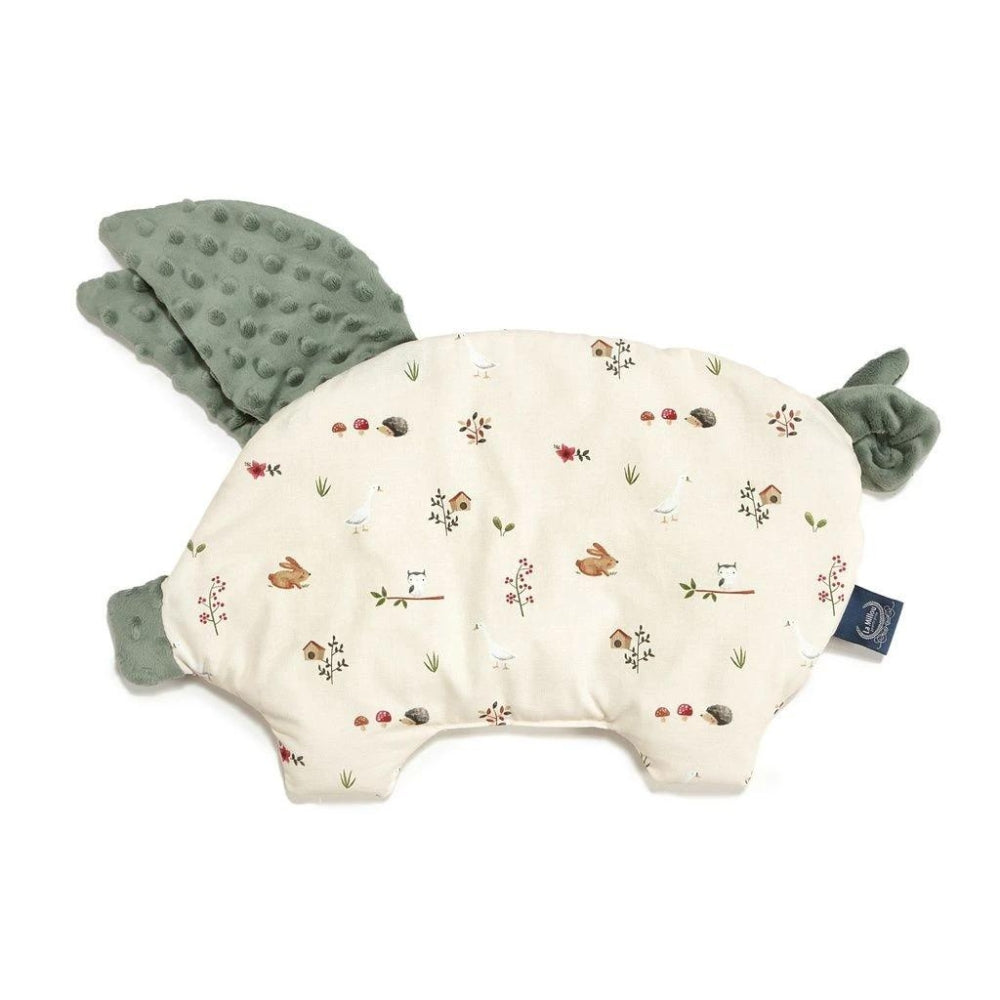 La Millou Poduszka dla niemowlaka Sleepy Pig Minky Farmland