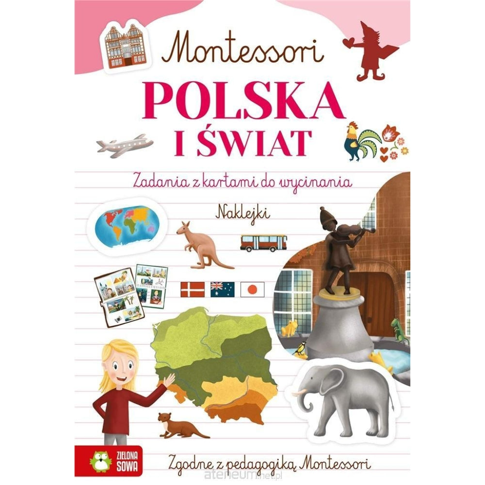 Zielona Sowa książeczka dla dzieci Montessori Polska i świat