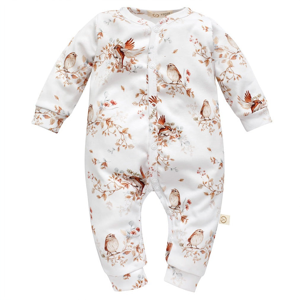 YOSOY Rampers niemowlęcy organic cotton Birds 62