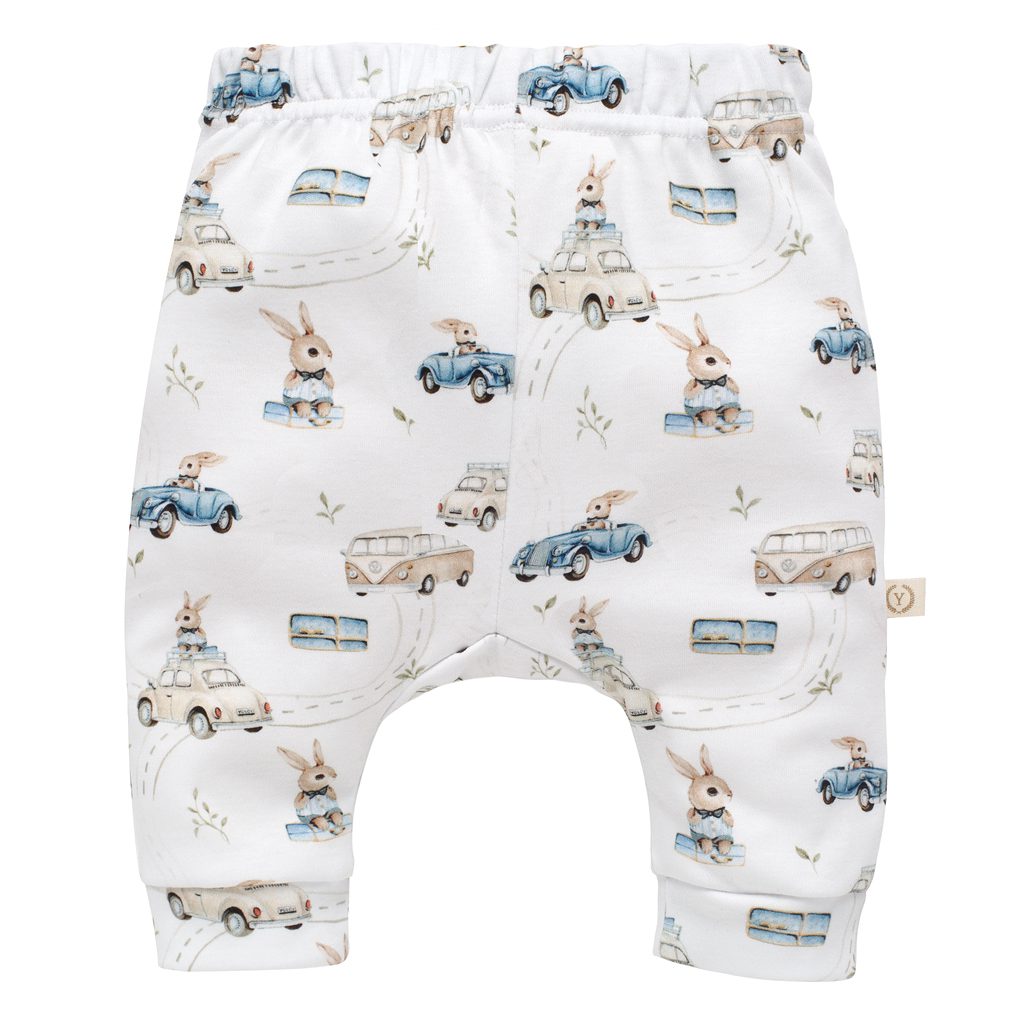 YOSOY Spodnie niemowlęce organic cotton Cars 68