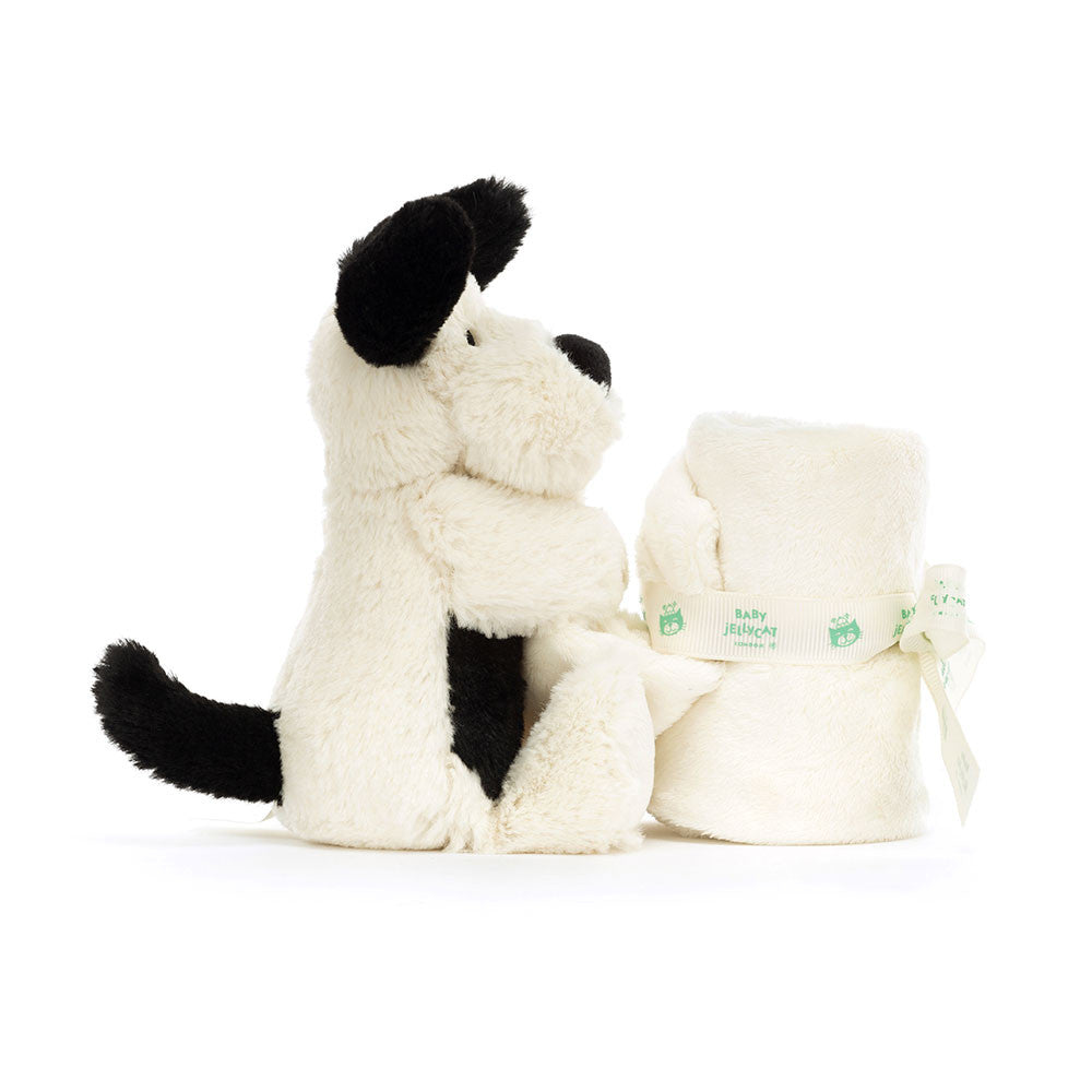 Jellycat Przytulanka dla niemowlaka Łaciaty Piesek Szmatka Kremowa 34 cm