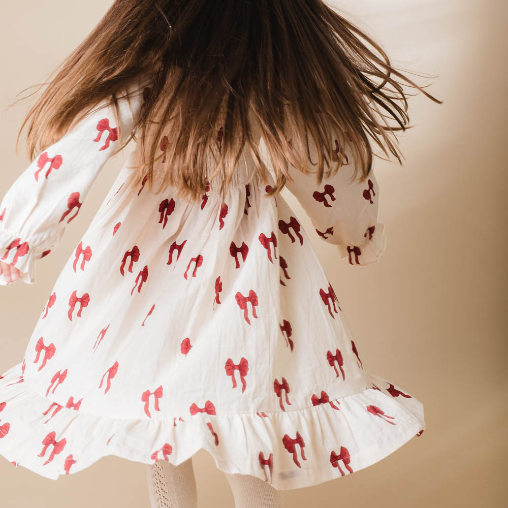 That’s Mine Sukienka dla dziewczynki Sarah Rouge boucle