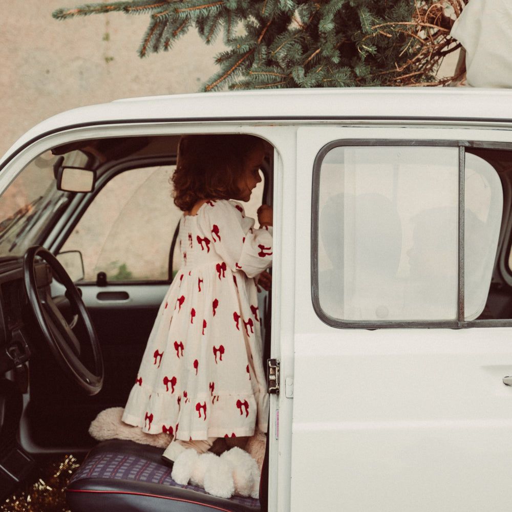 That’s Mine Sukienka dla dziewczynki Sarah Rouge boucle