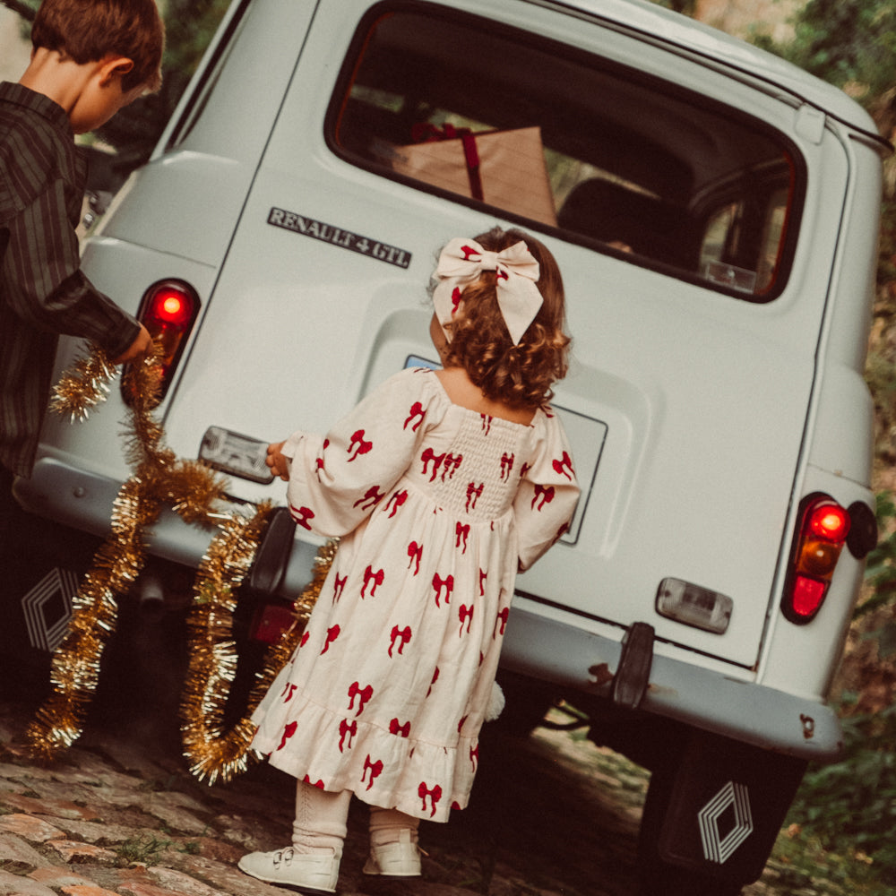 That’s Mine Sukienka dla dziewczynki Sarah Rouge boucle