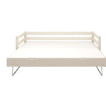 Flexa Łóżko dziecięce pojedyncze z łóżkiem wysuwanym Classic White Washed Pine