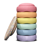 Stapelstein Zabawka ruchowa Dysk do balansowania Rainbow Set Pastel