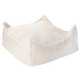 Wigiwama Kwadratowa pufa dla dziecka Ottoman Cream White