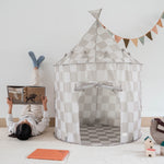 3 Sprouts Namiot dla Dzieci Recycled Checkerboard Beige
