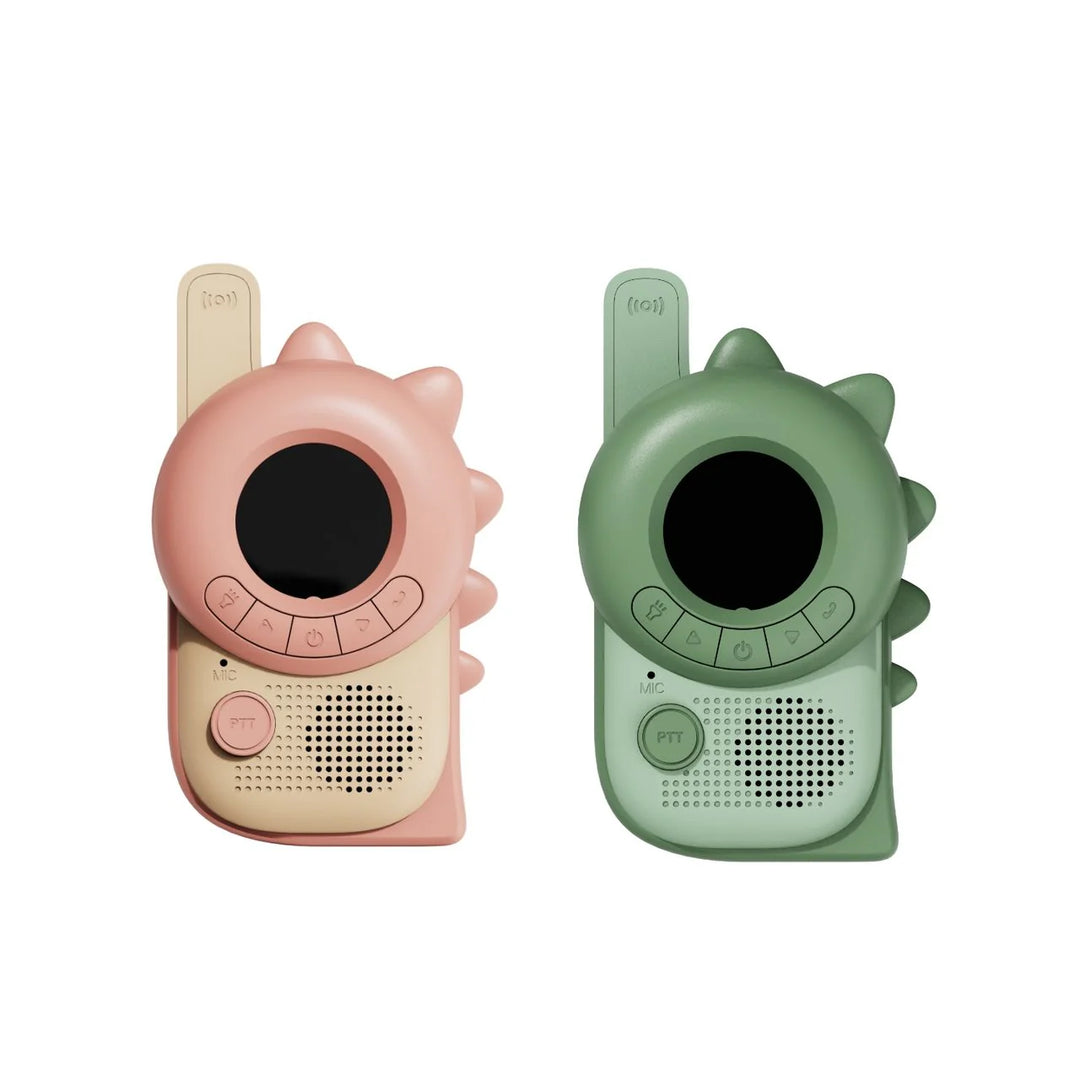 The ZooFamily Walkie Talkie dla dzieci Dino Pink Dino Green