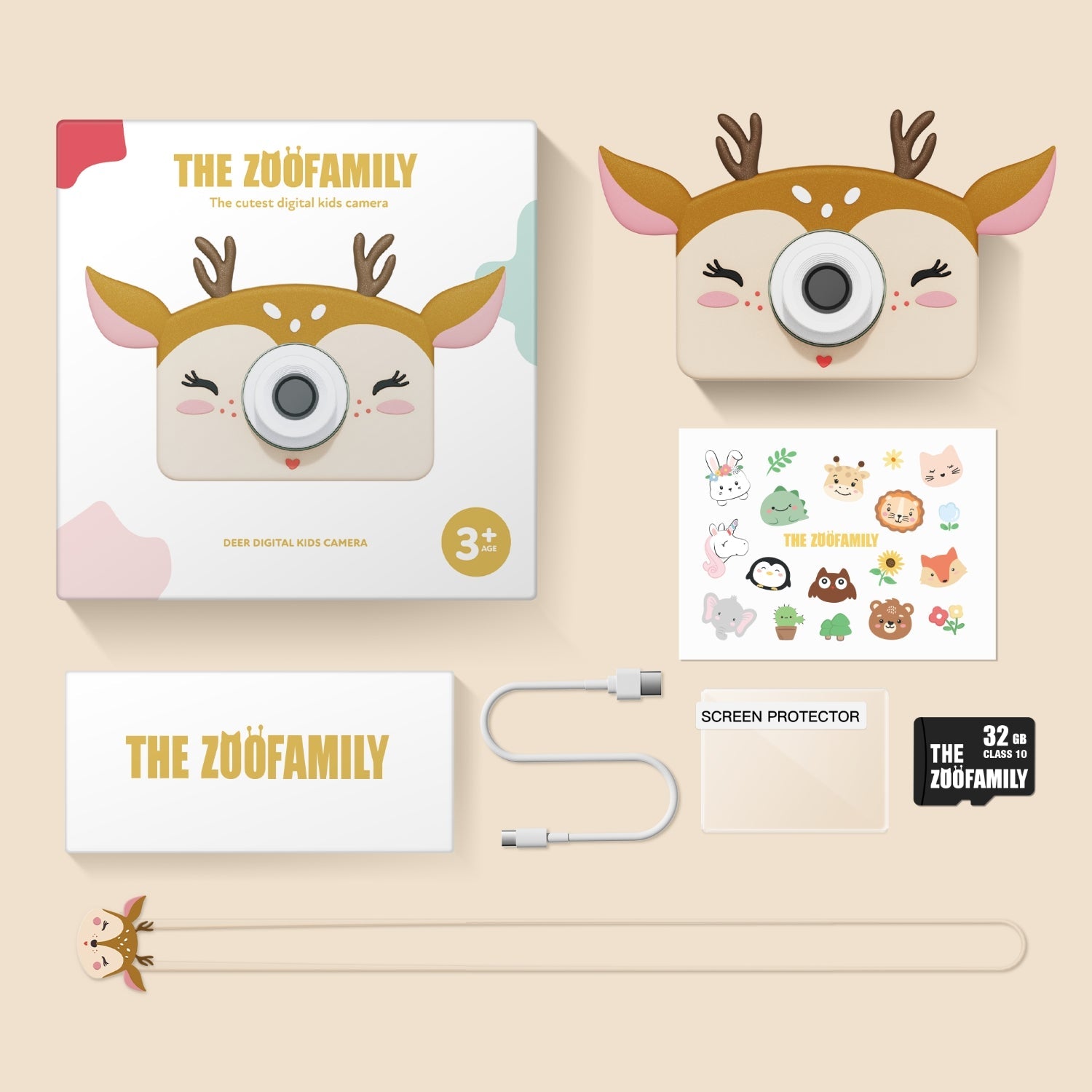The ZooFamily Aparat dla dzieci Zoo Friends Deer