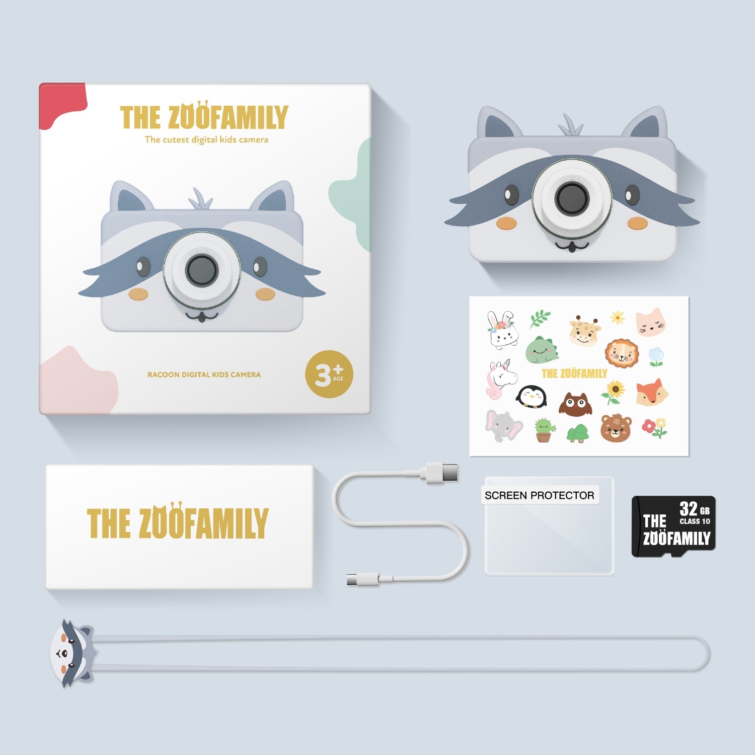 The ZooFamily Aparat dla dzieci Zoo Friends Raccoon