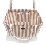 La Millou Torba dla mamy Shopper Bag Ortalion Stripes Beige