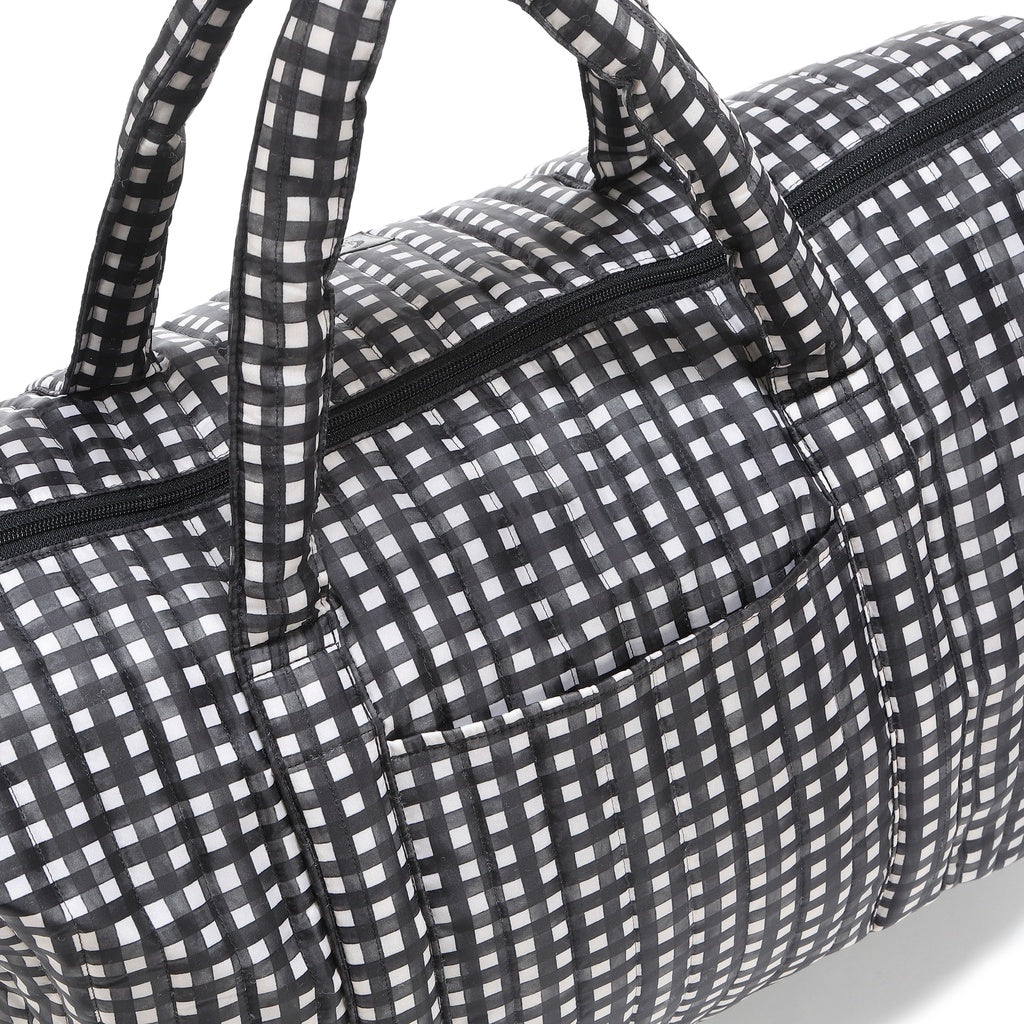 La Millou Torba dla mamy weekendowa Ortalion BLACK VICHY