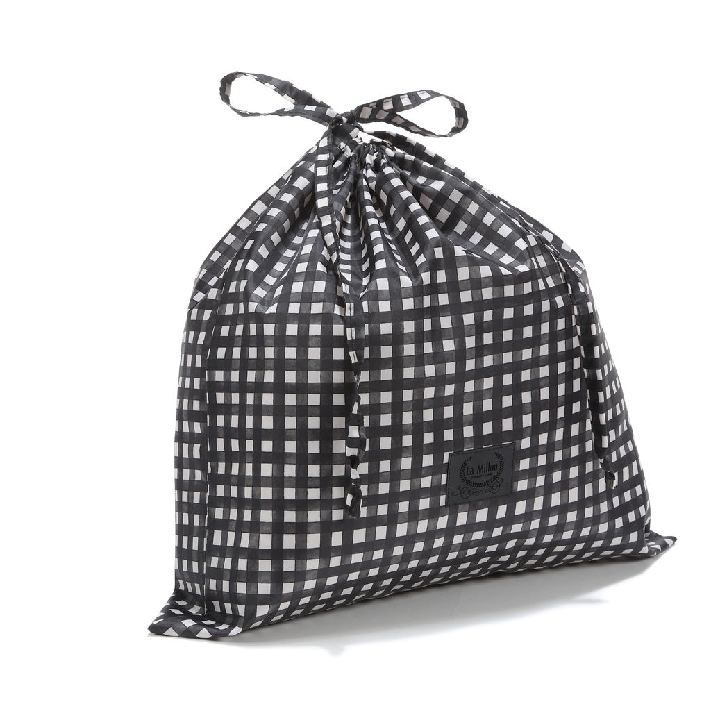 La Millou Torba dla mamy weekendowa Ortalion BLACK VICHY