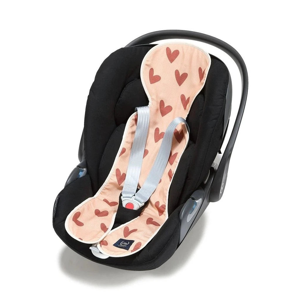 La Millou Wkładka do fotelika samochodowego Heartbeat Pink