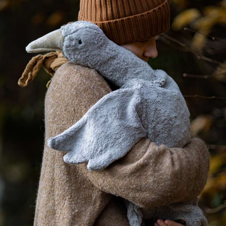 Senger Naturwelt Przytulanka dla niemowlaka Goose Large Grey
